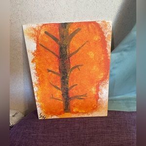Fall tree painting! Handmade by me!🫶🏻